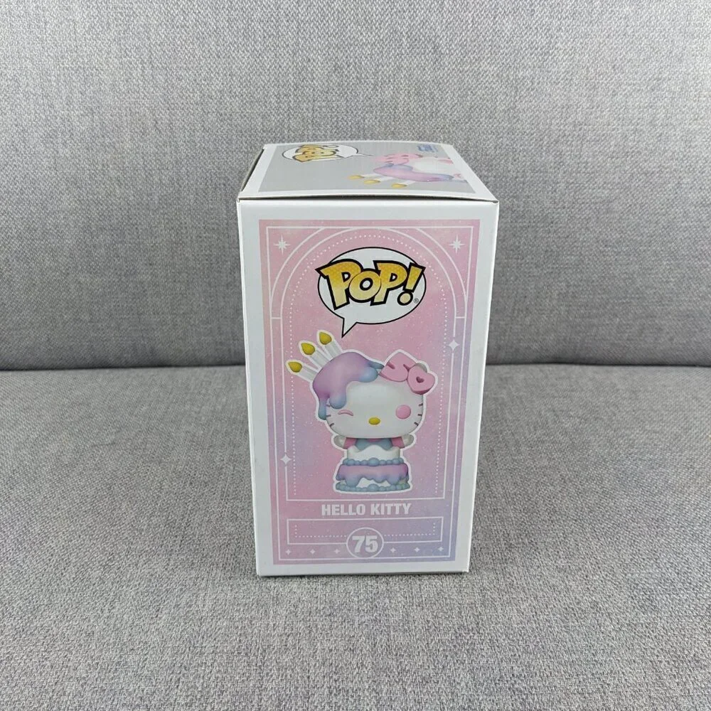 Sanrio Hello Kitty 50th Anniversary Hello Kitty with Cake Funko Pop! Vinyl - Picture 4 of 6